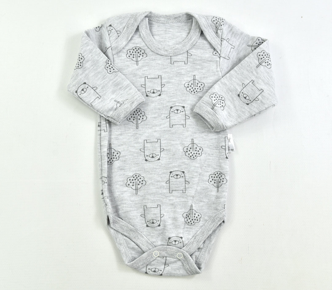Baby Mädchen & Jungen Langarm Body – 100% Baumwolle