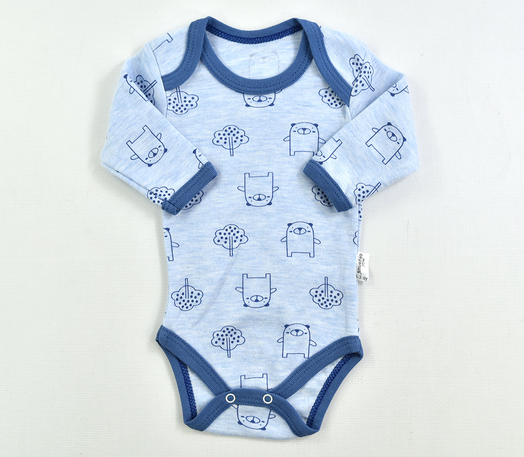 Baby Mädchen & Jungen Langarm Body – 100% Baumwolle