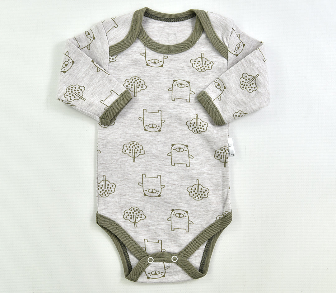 Baby Mädchen & Jungen Langarm Body – 100% Baumwolle