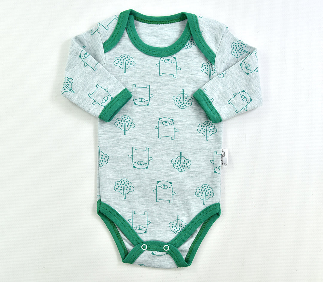 Baby Mädchen & Jungen Langarm Body – 100% Baumwolle