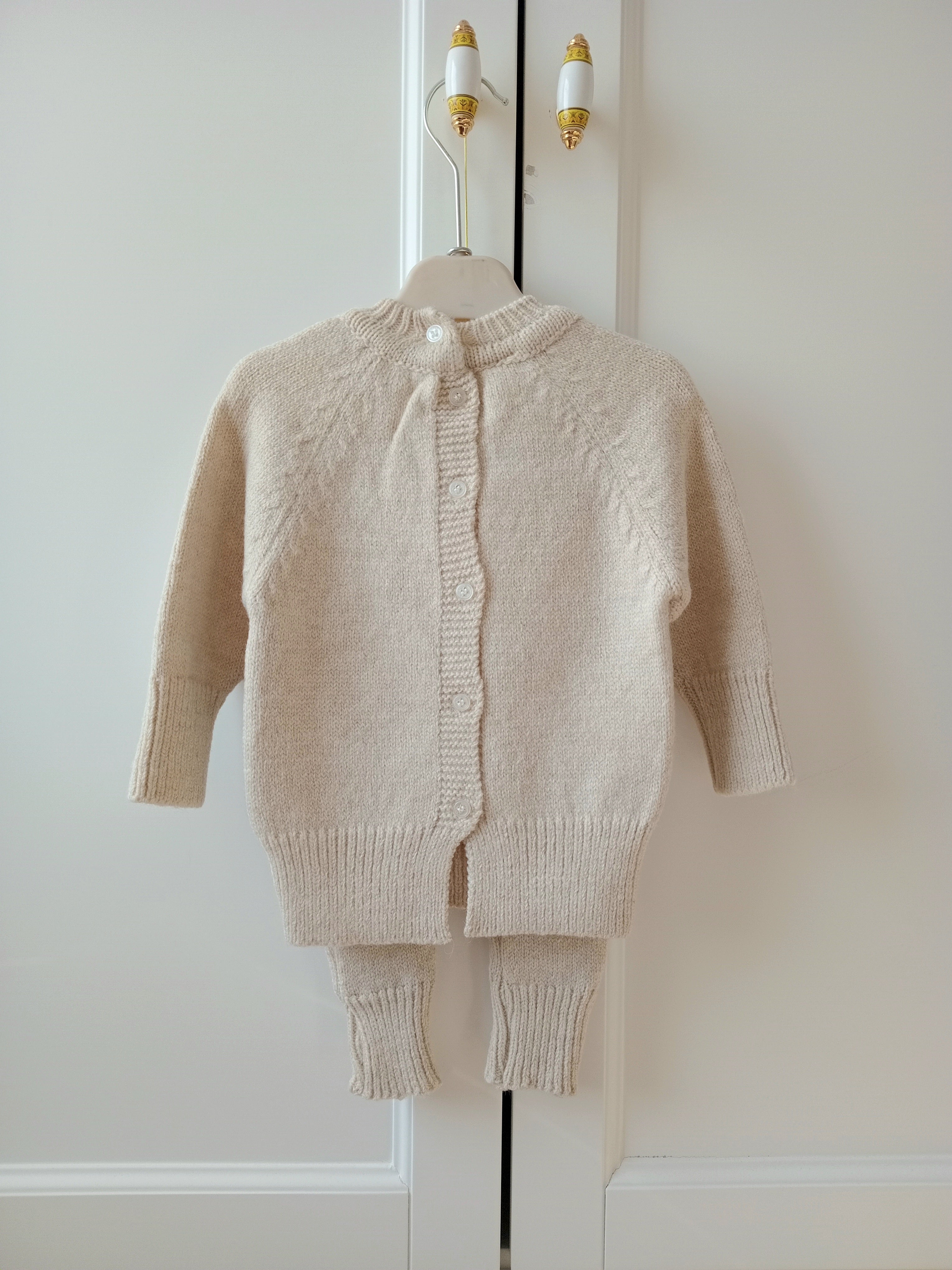 Nipperland Baby XO Strick Hose und Langarm pullover-6410.
