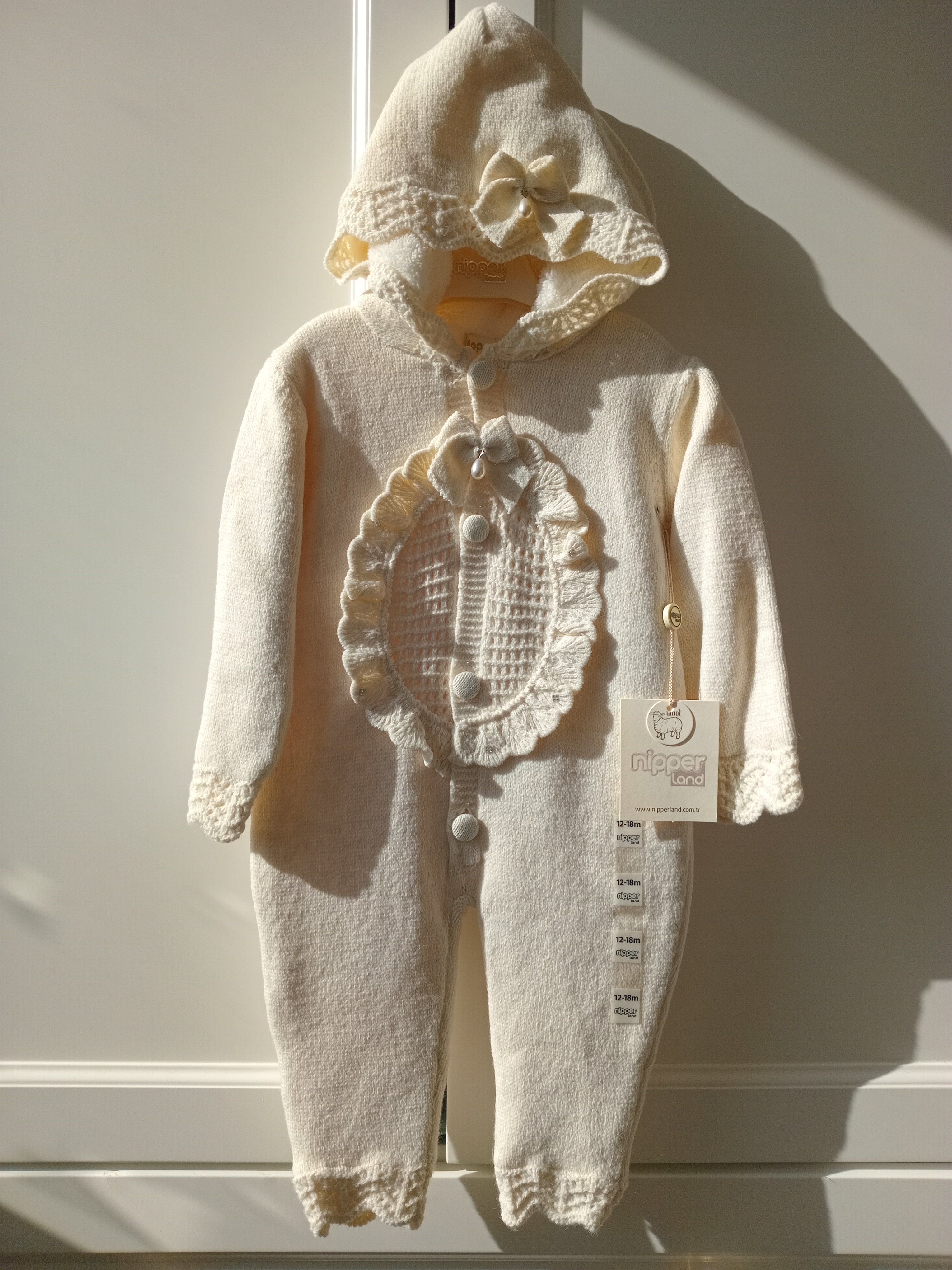 Nipperland Baby Mädchen Outfit Strampler für Winter -6580
