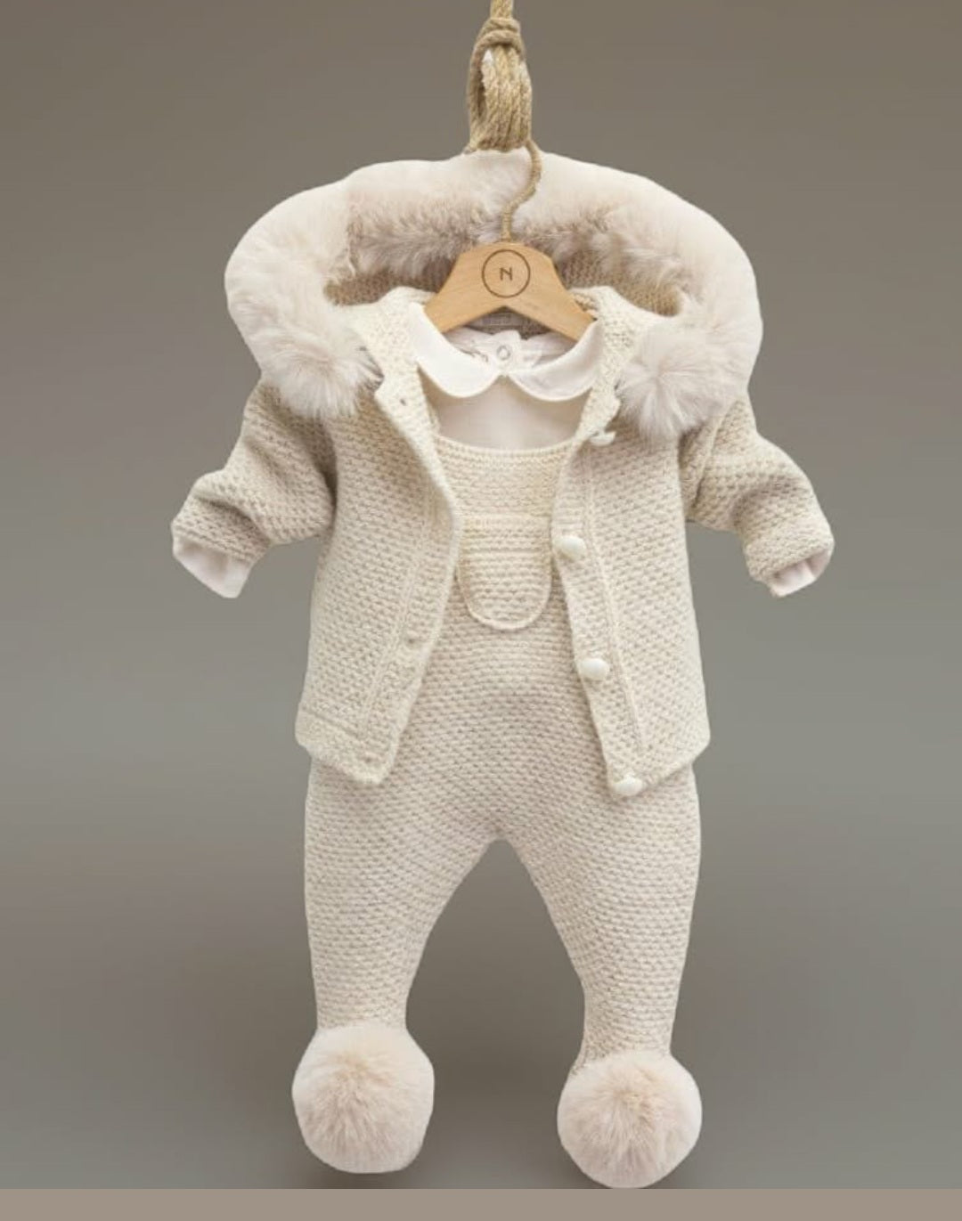 Nipperland suit for newborns 3-piece set -7051