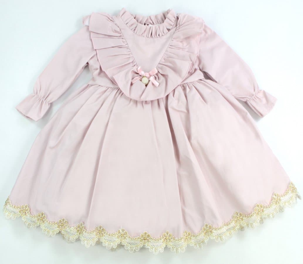 Robe bébé fille en dentelle -3102