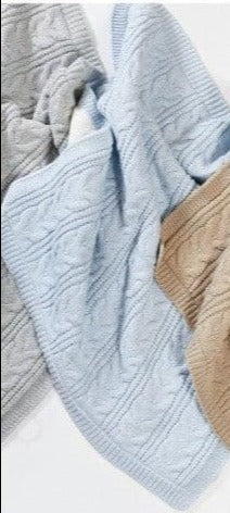 Nipperland Strick Babydecke Knit blanket -85x100cm-6504