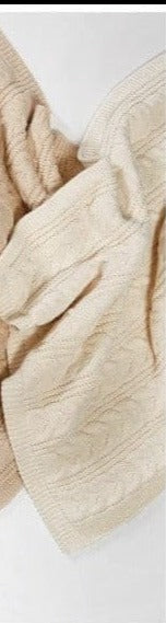 Nipperland Strick Babydecke Knit blanket -85x100cm-6504