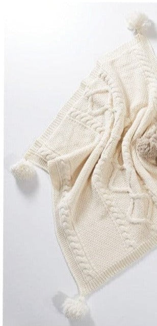 Nipperland knitted blanket baby blanket 85x100 cm 6525