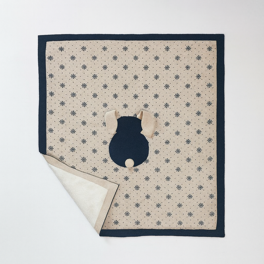 Nipperland couverture tricotée couverture bébé 85×100 cm 6445