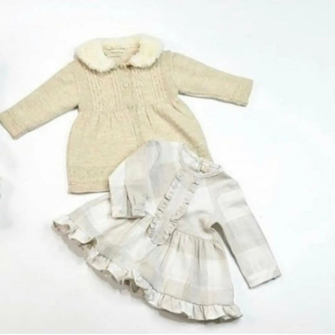 Nipperland ensemble de robe tricotée bébé fille 2 pièces - 6538