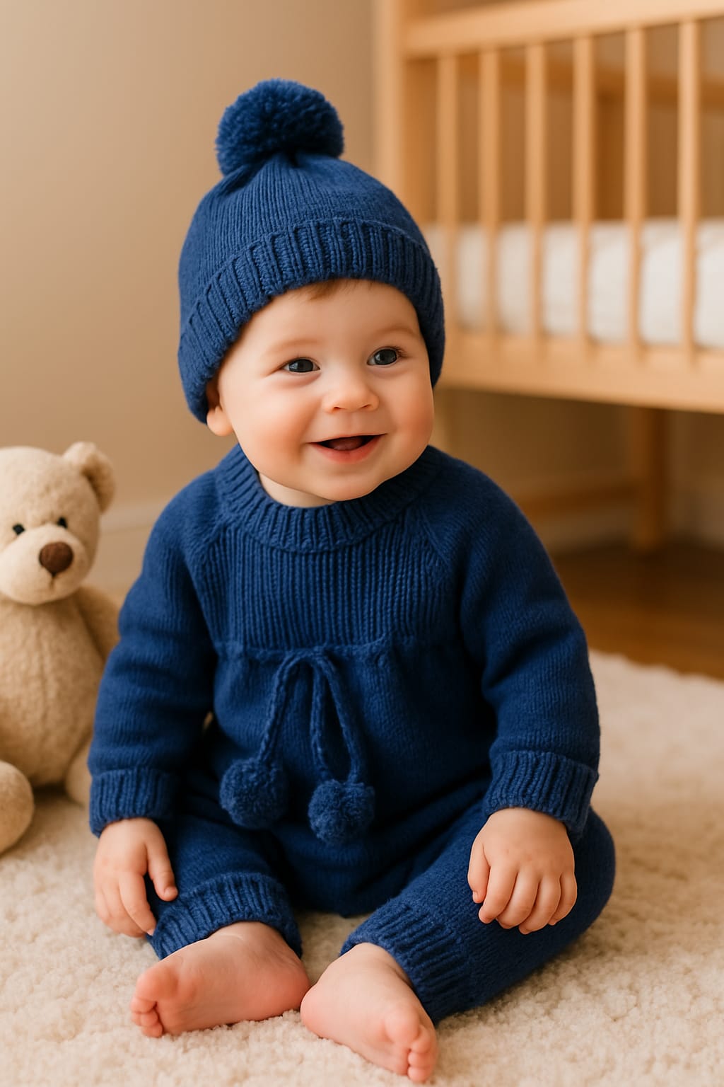 Nipperland Strickoverall mit Mütze -6506