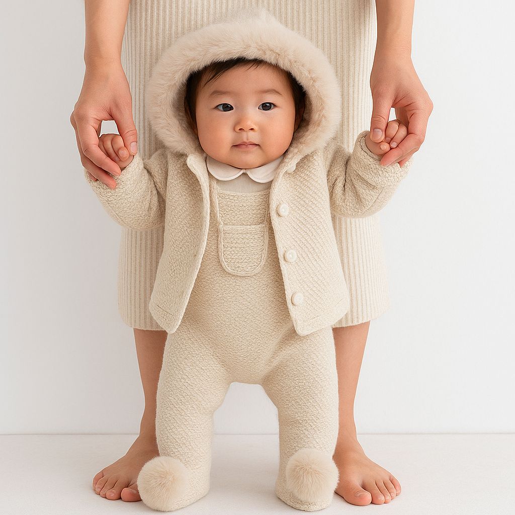Nipperland Baby Overall Set für Neugeborene 3er-Set -7051