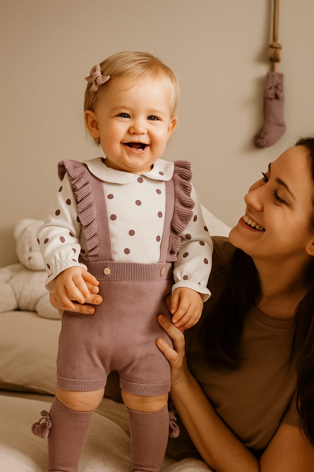 Nipperland organic cotton baby girl set 3 pieces-6861