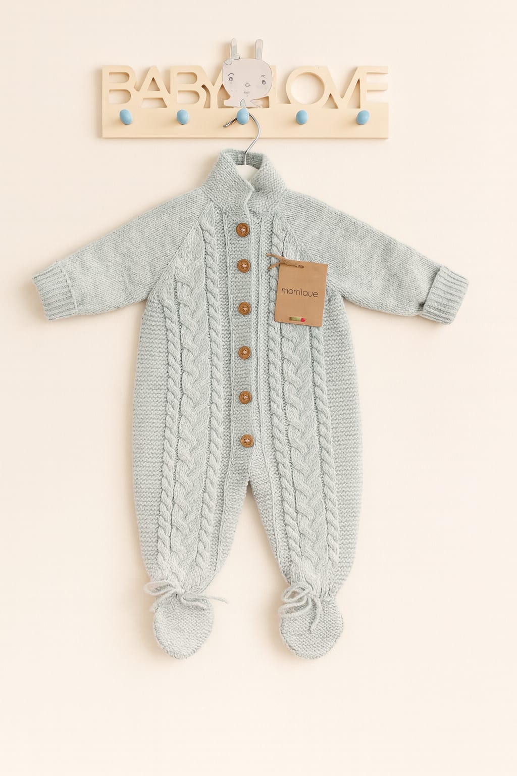 Muffinandco baby girls and boys knitted overalls -3102