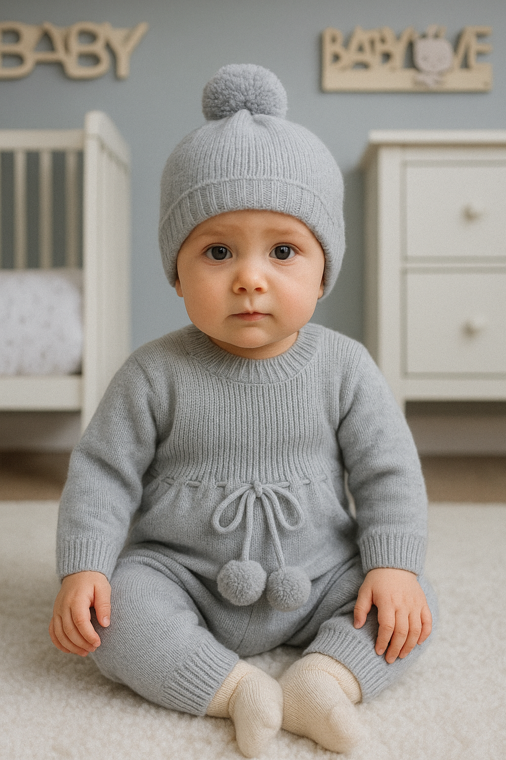 Nipperland Strickoverall mit Mütze -6506
