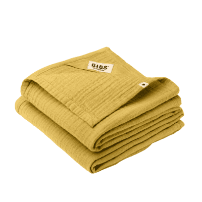 BIBS Muslin Cloth 2-pack, 100% organic cotton, 70x70 cm,- Blush