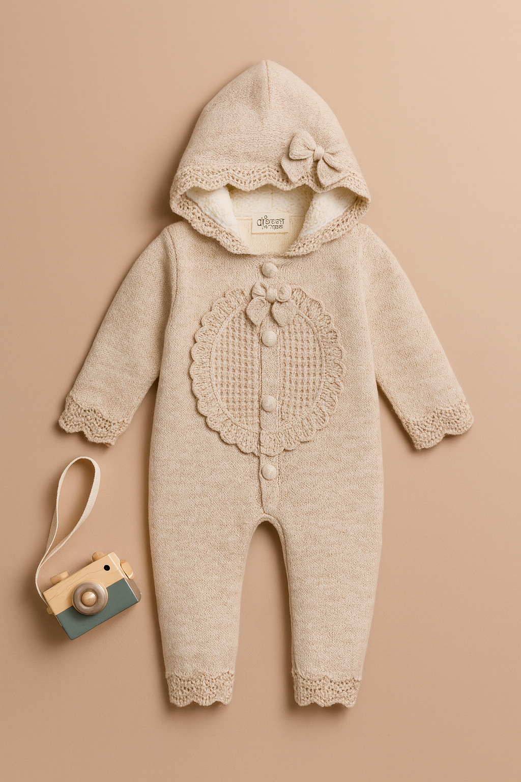 Nipperland Baby Girl Outfit Romper for Winter -6580