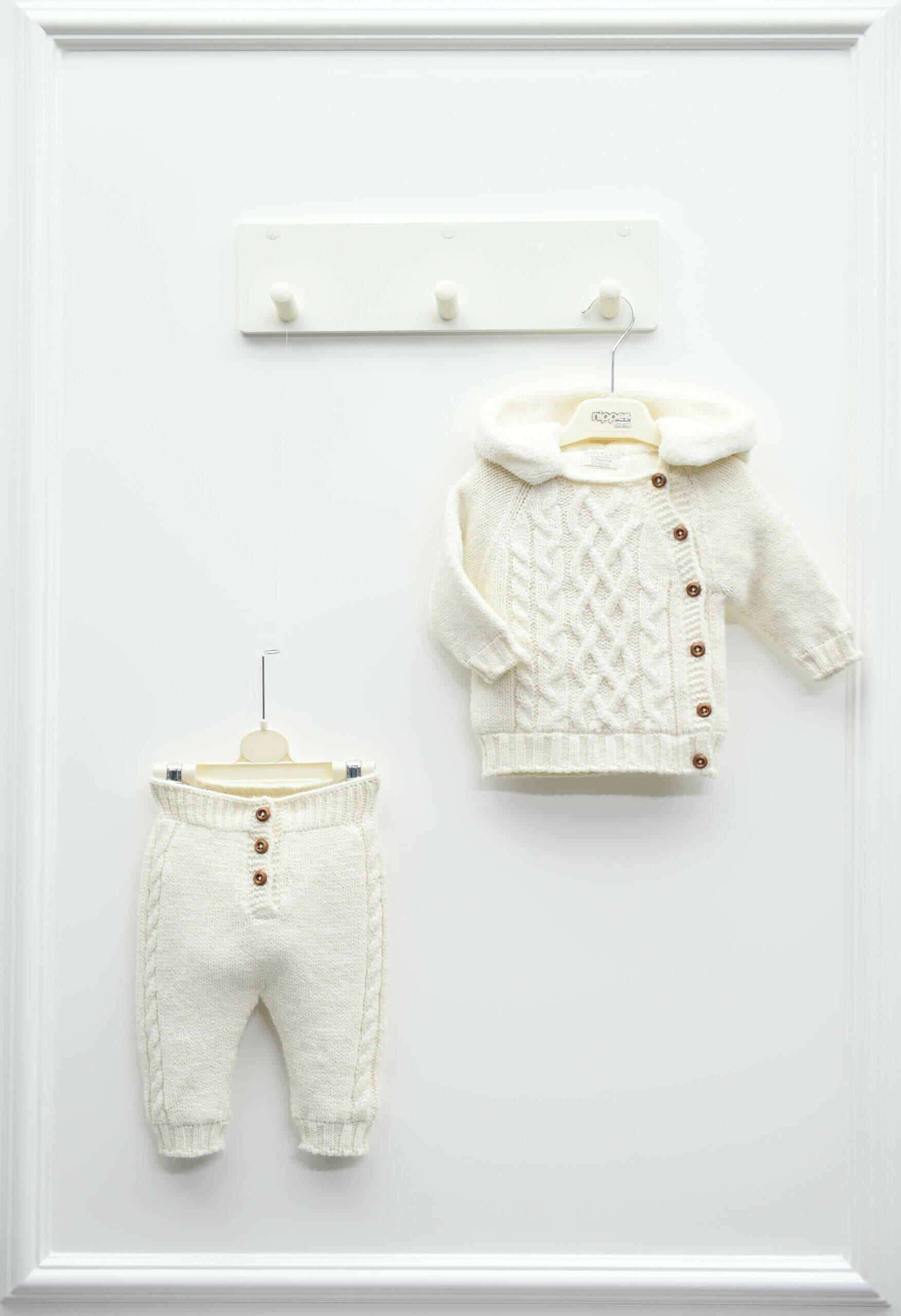 Nipperland-Schlüttli Strickjacke Mit Hose-6830.