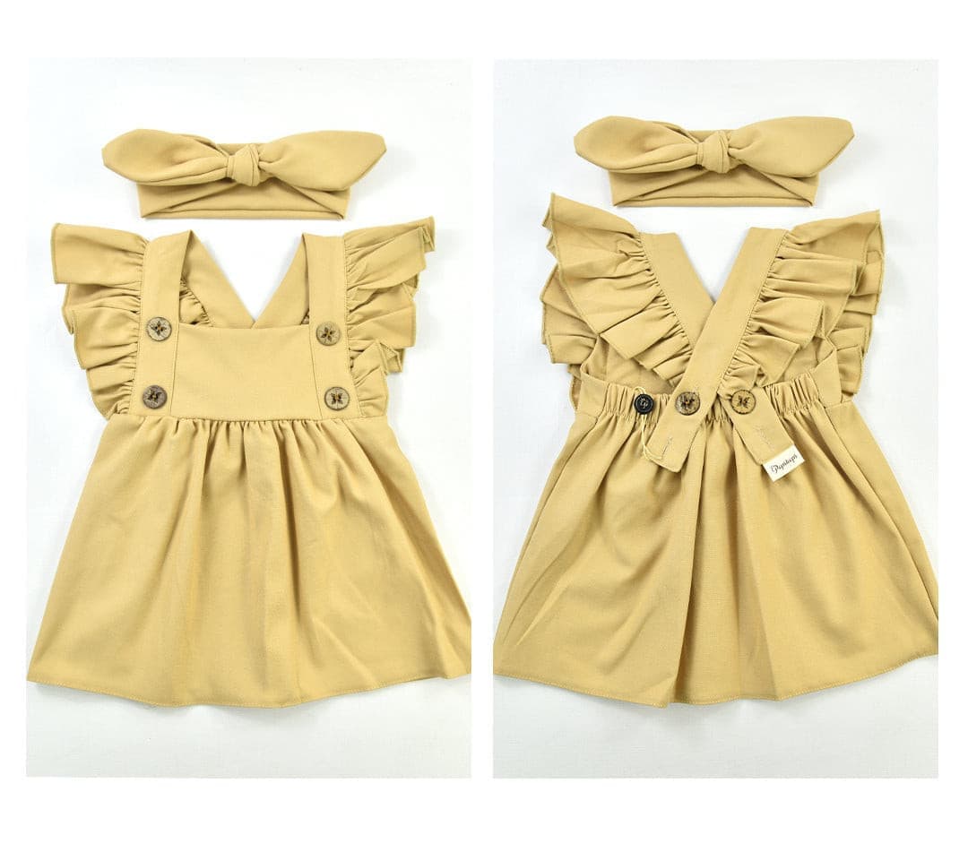 Rüschenkleid mit Bandana - GABRIELA - muffinandco