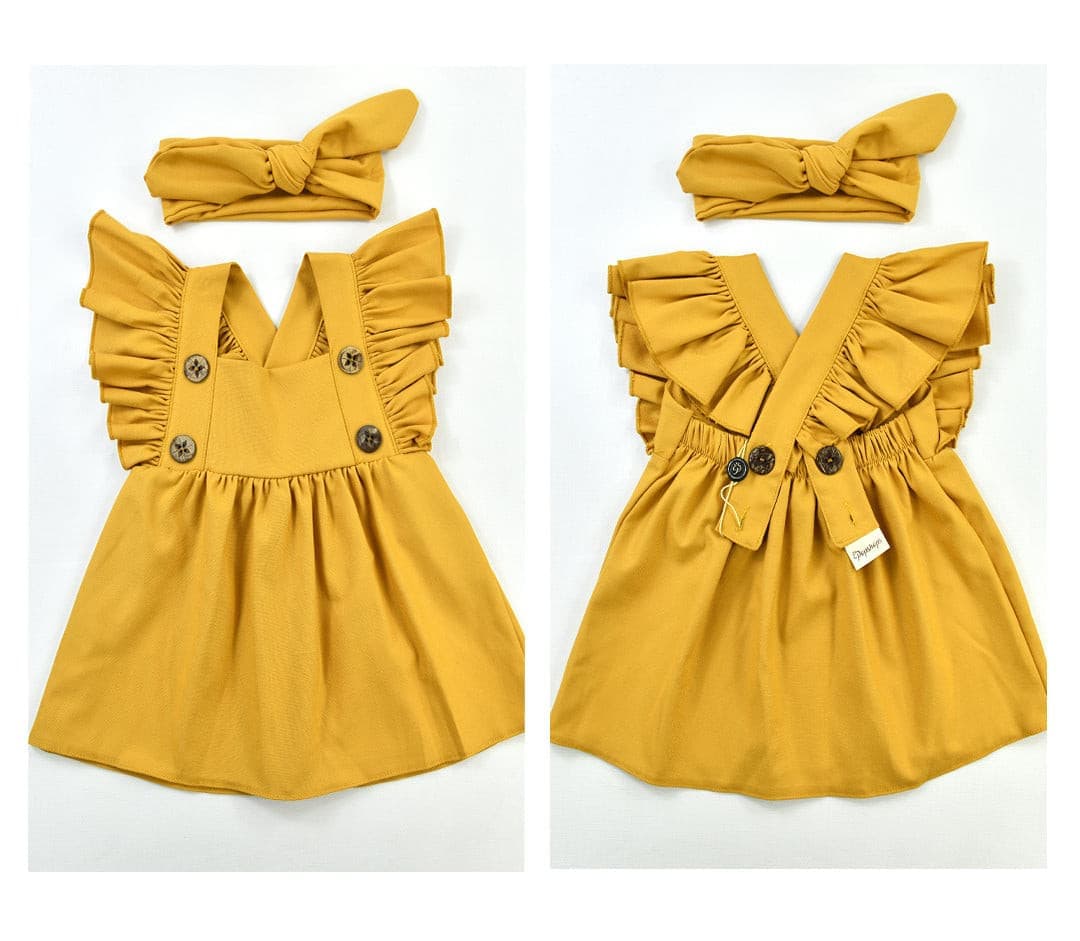 Rüschenkleid mit Bandana - GABRIELA - muffinandco