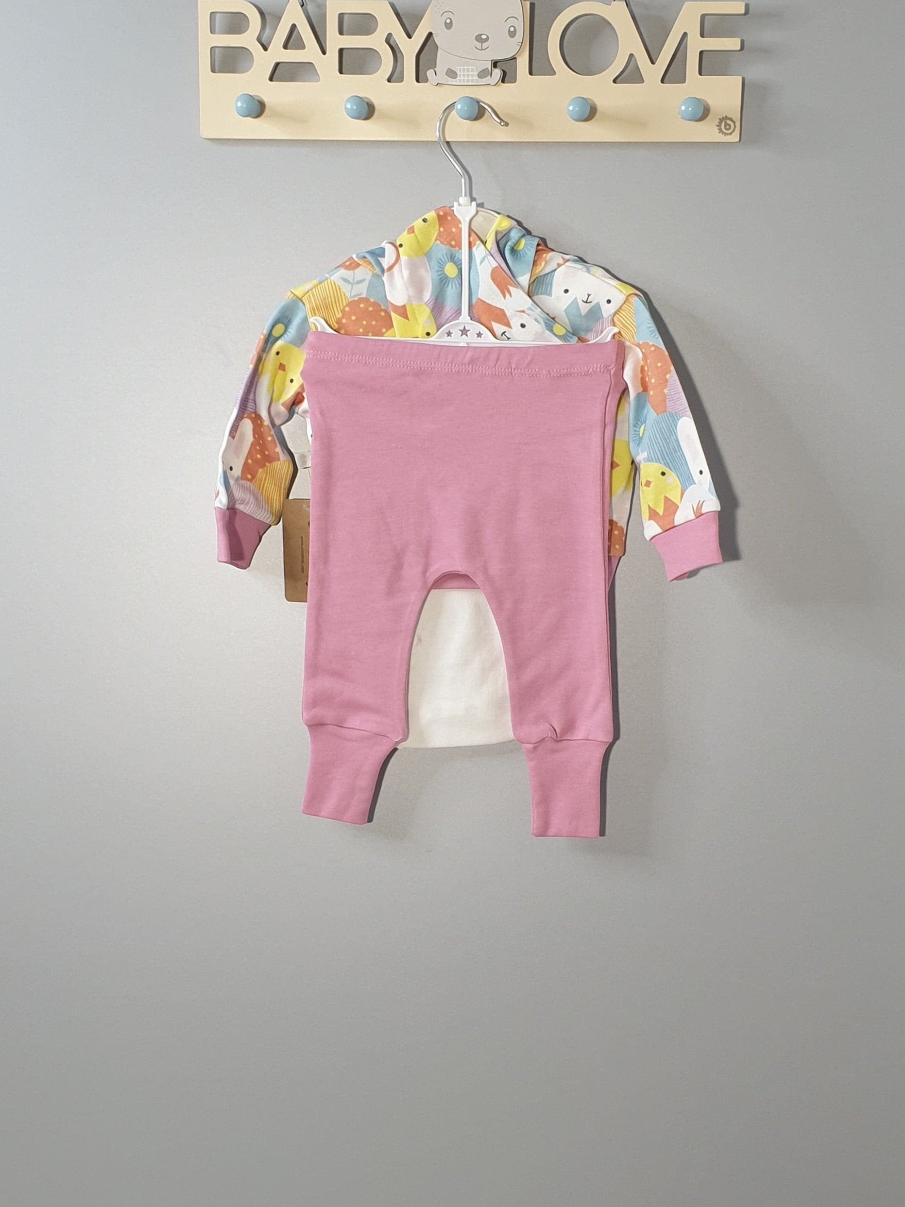 Freizeitset "Bunte Tierwelt" 3Tlg. mit Kapuze | muffin&co