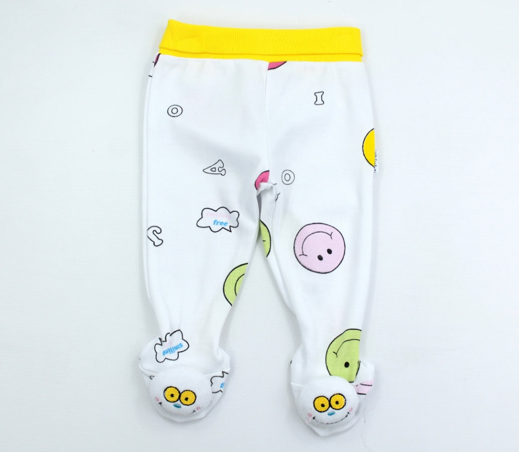 Babyhose mit Rassel an den Füßen in verschiedenen Farben | muffinandco