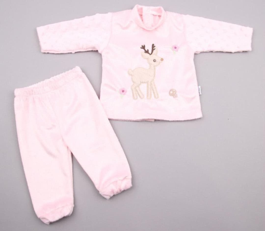 Freizeitset "Süßes Reh" für Mädchen in rosa-12305 | muffinandco