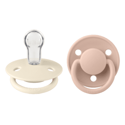 Blush & Ivory Silicone - Bibs de Lux (0-36m) muffinandco.