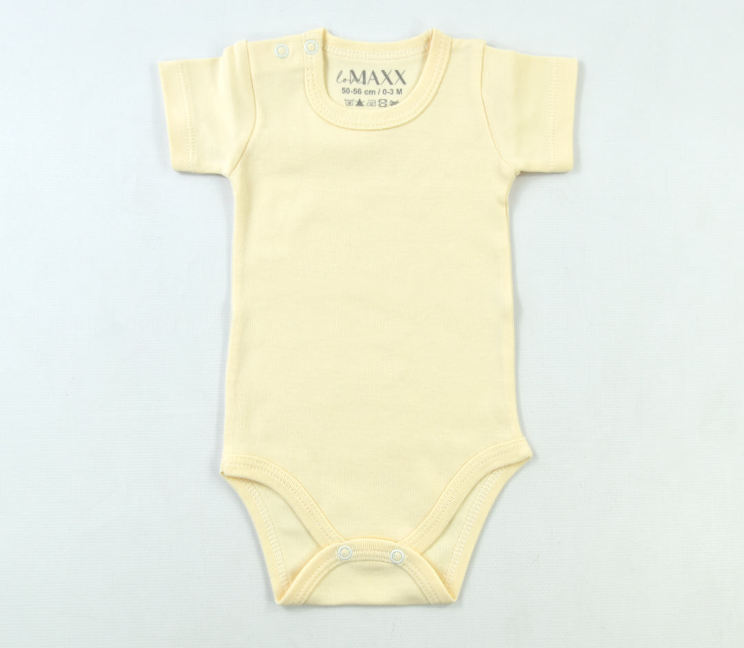 Baby Mädchen & Jungen Kurzarm-Body – 100% Baumwolle