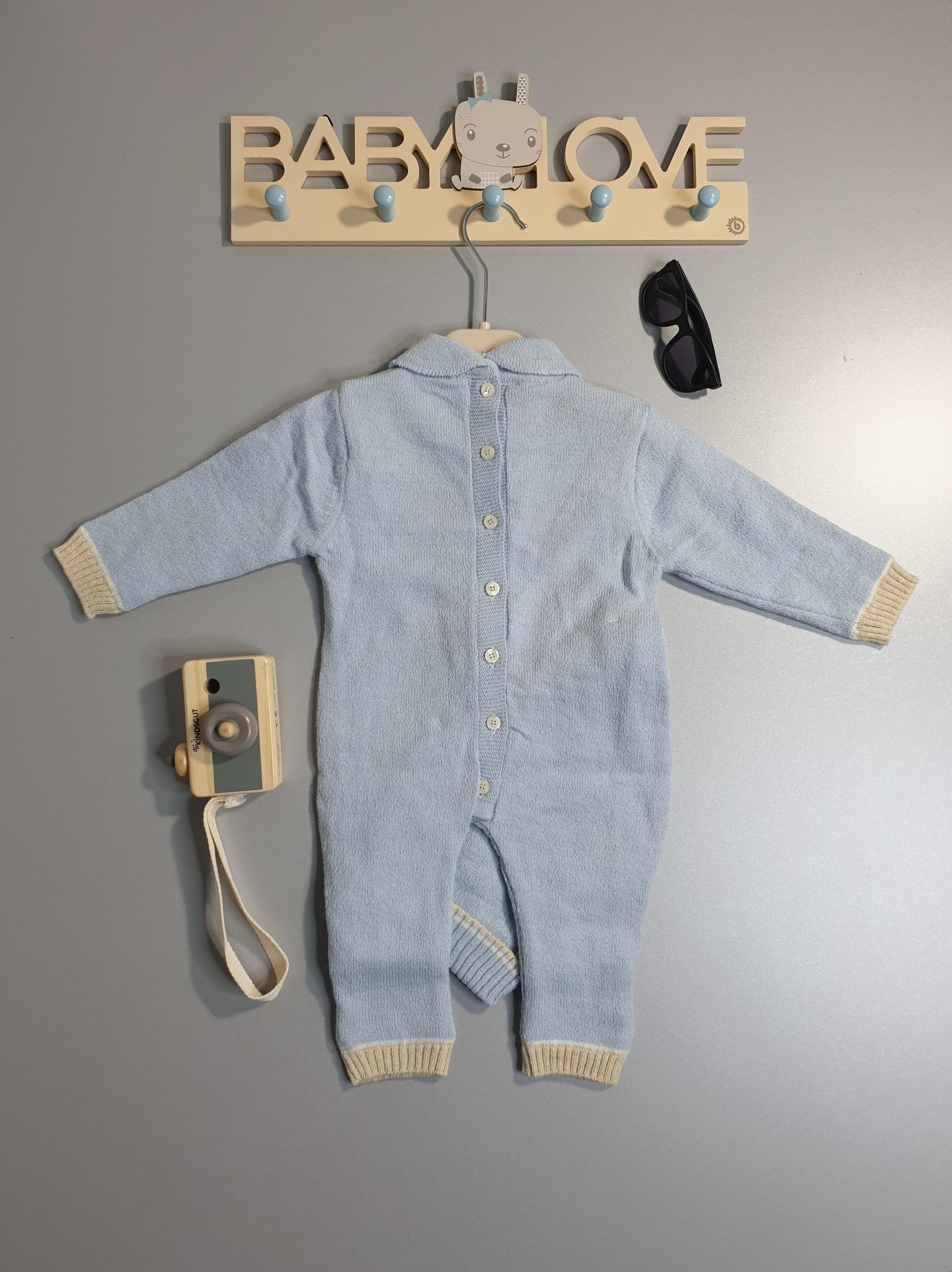 Muffinandco - Baby  Strick-Overall mit Mütze-6234 muffinandco.