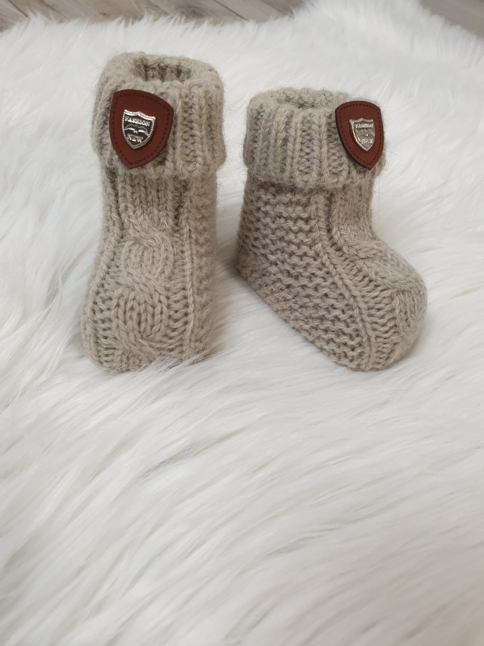 Nipperland Babyschuhe Gestrickt-2164 muffinandco.
