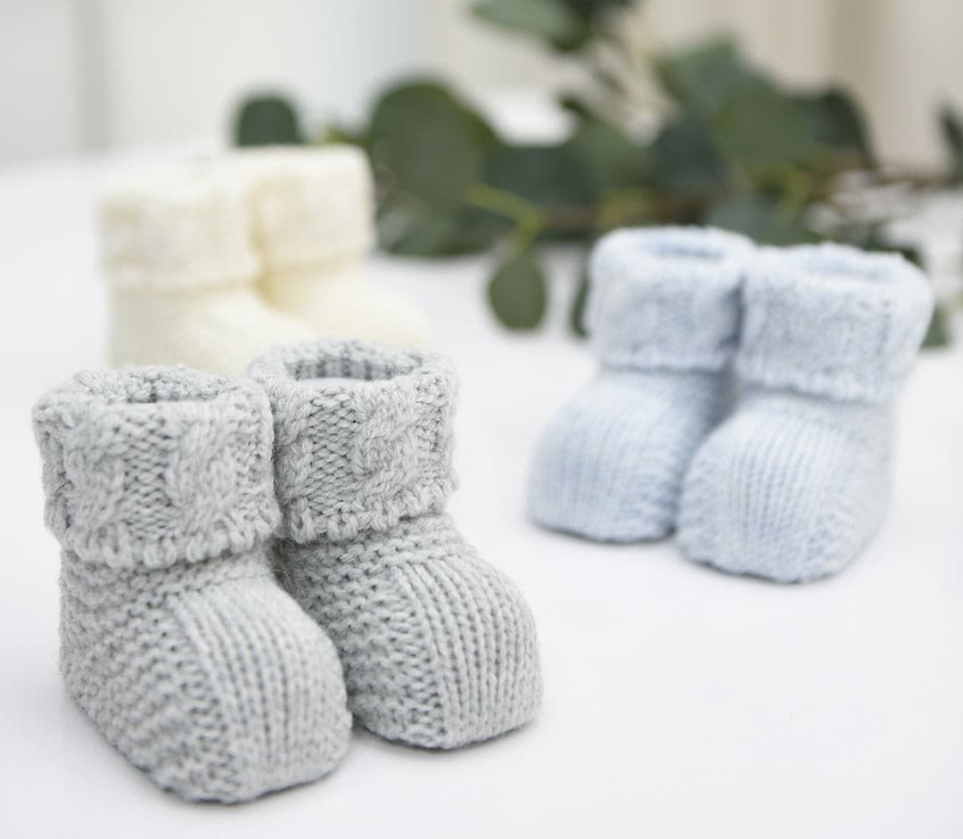 Nipperland Babyschuhe aus feinem Strick -2179 | muffin&co