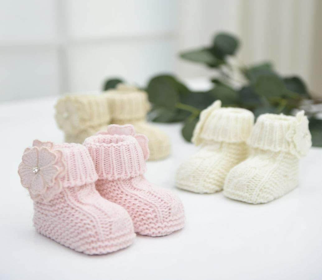 Nipperland Babyschuhe Gestrickt 2181N 0-6 M..