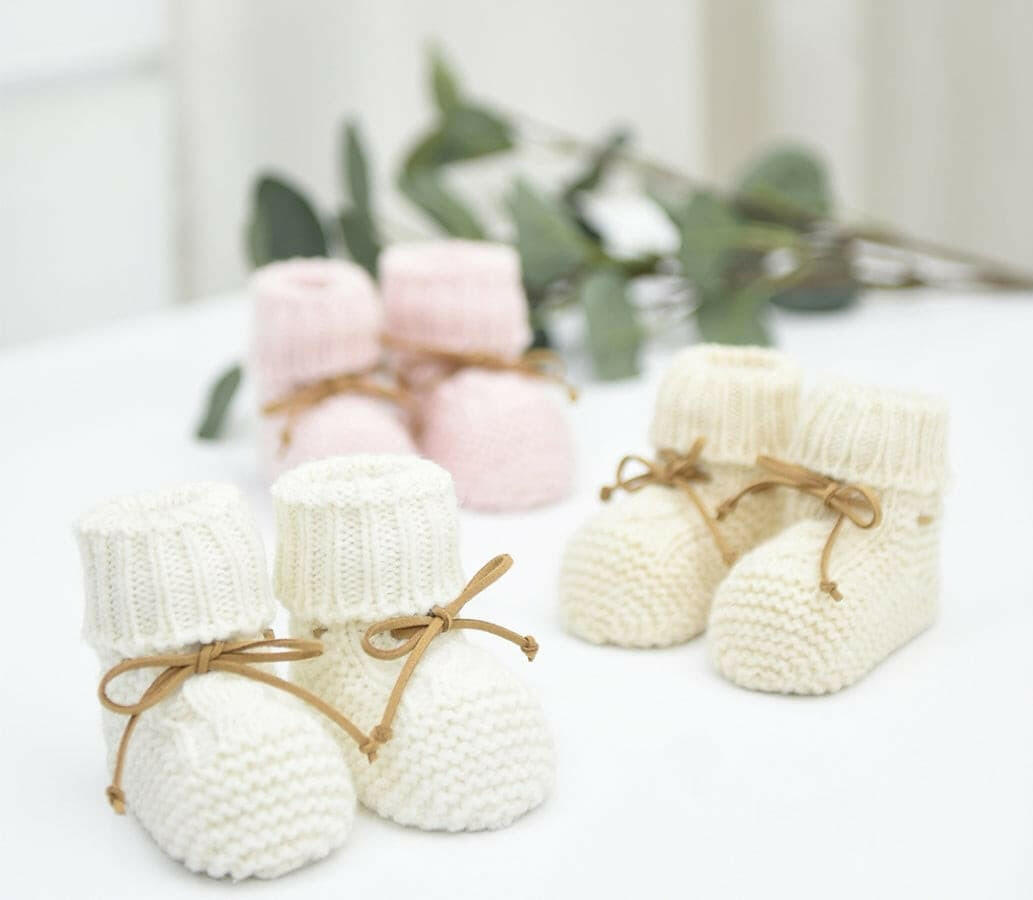 Nipperland-Babyschuhe Gestrickt 2185N.