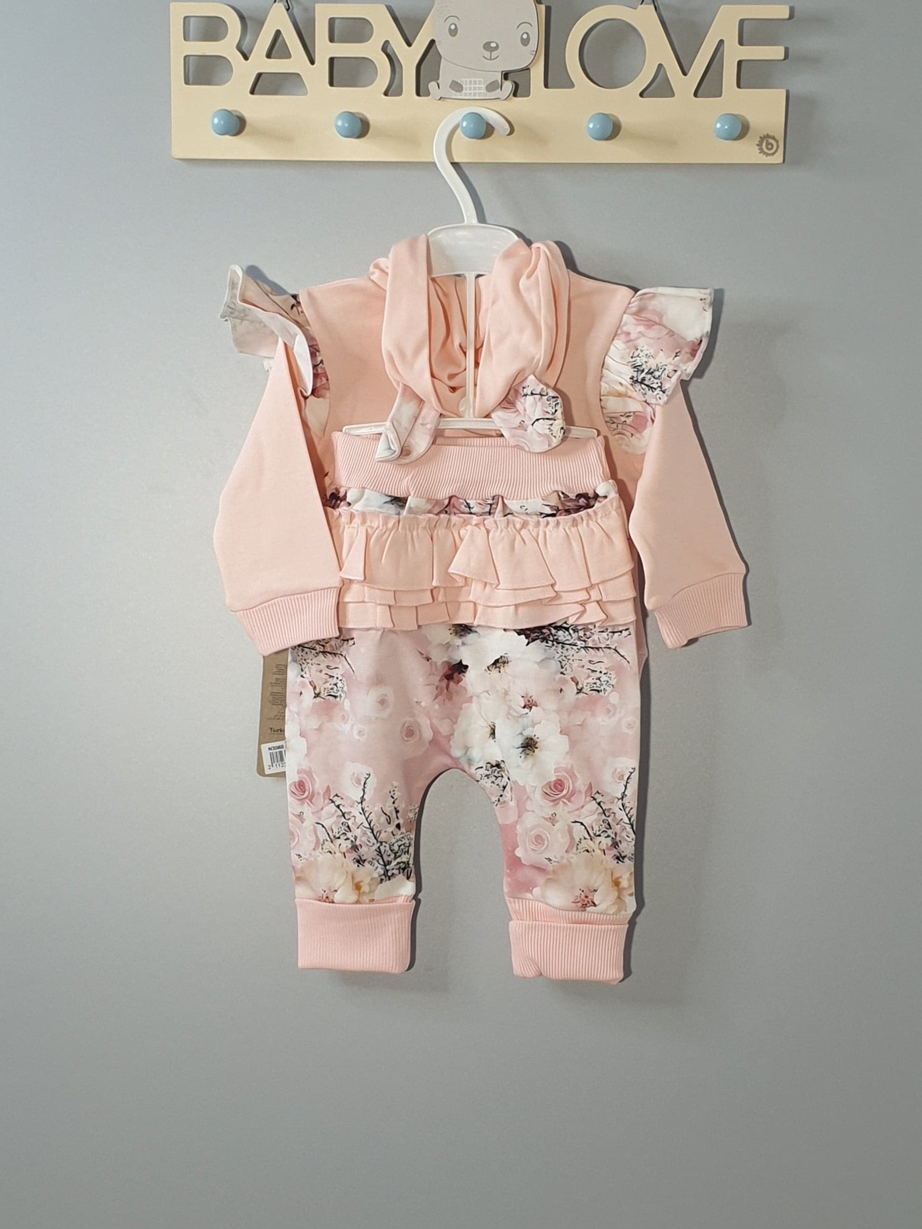Freizeitset "Bunte Blumen" 2Tlg Mädchen-3068 | muffin&co