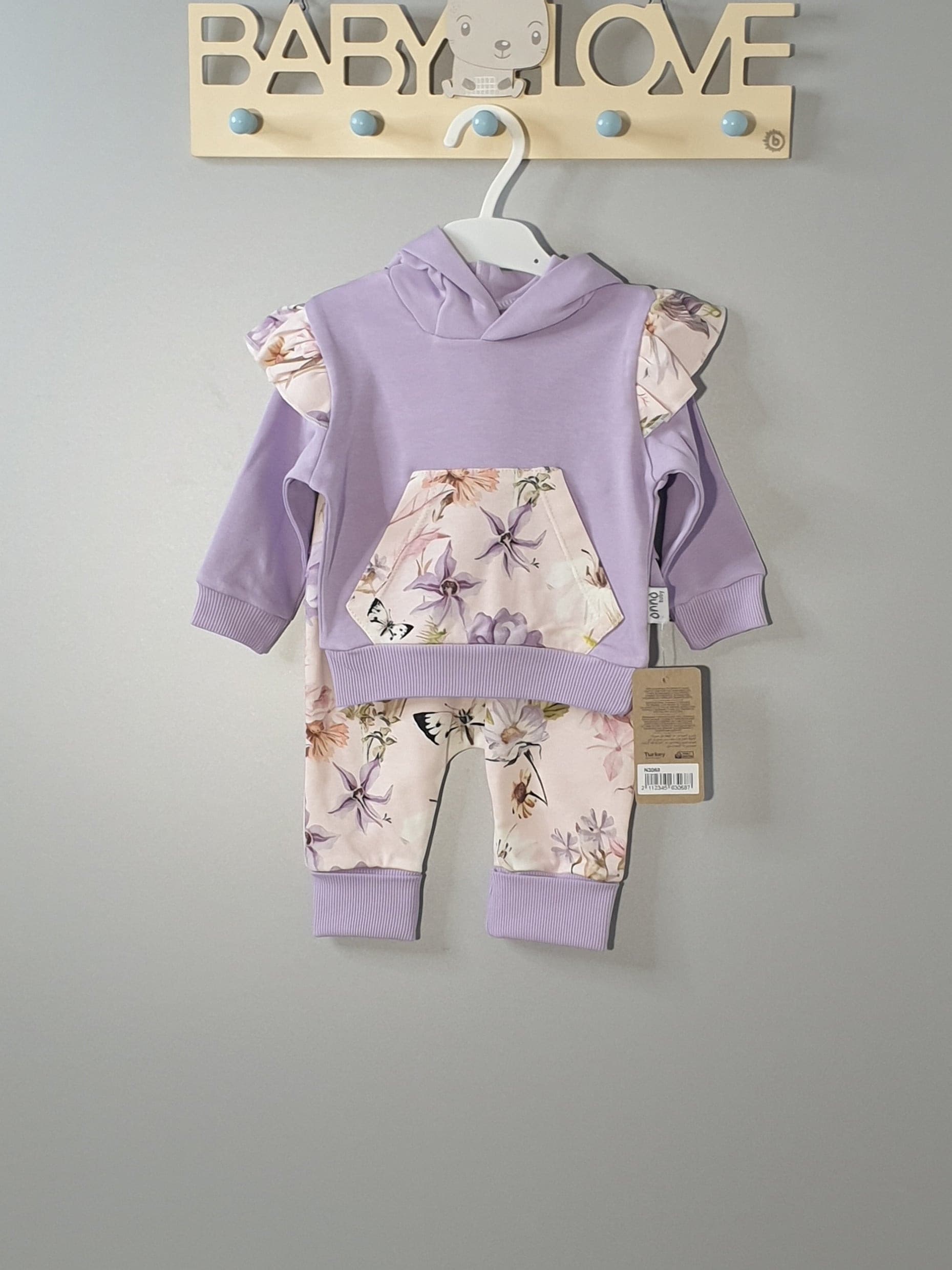 Freizeitset "Bunte Blumen" 2Tlg Mädchen-3068 | muffin&co