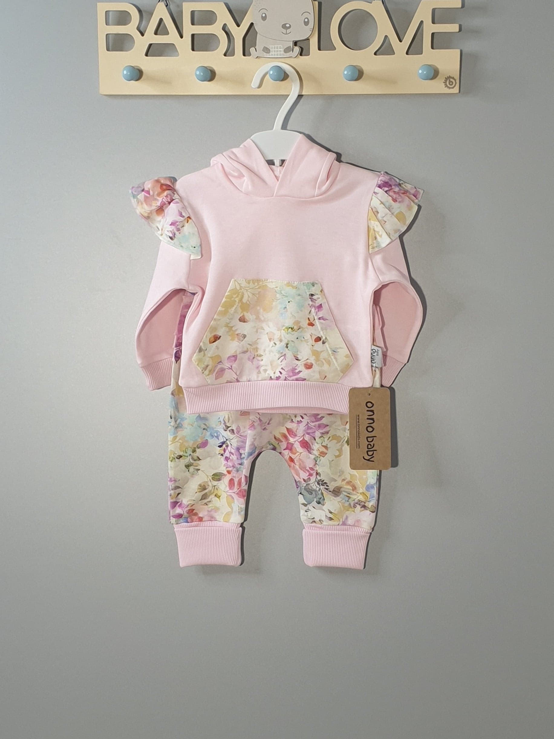 Freizeitset "Bunte Blumen" 2Tlg Mädchen-3068 | muffin&co