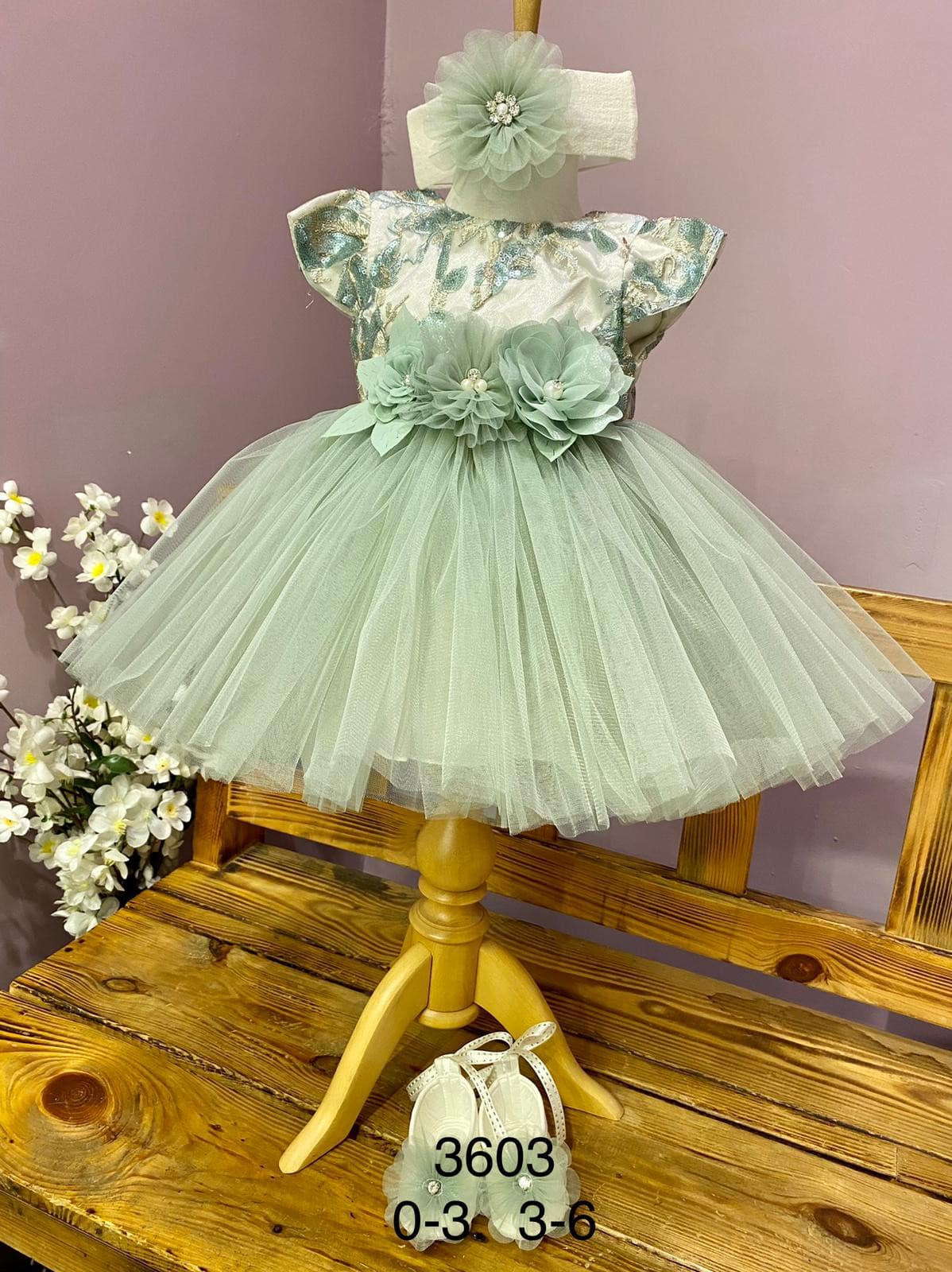 Tüllkleid Set mintgrün muffin&co - Main Image