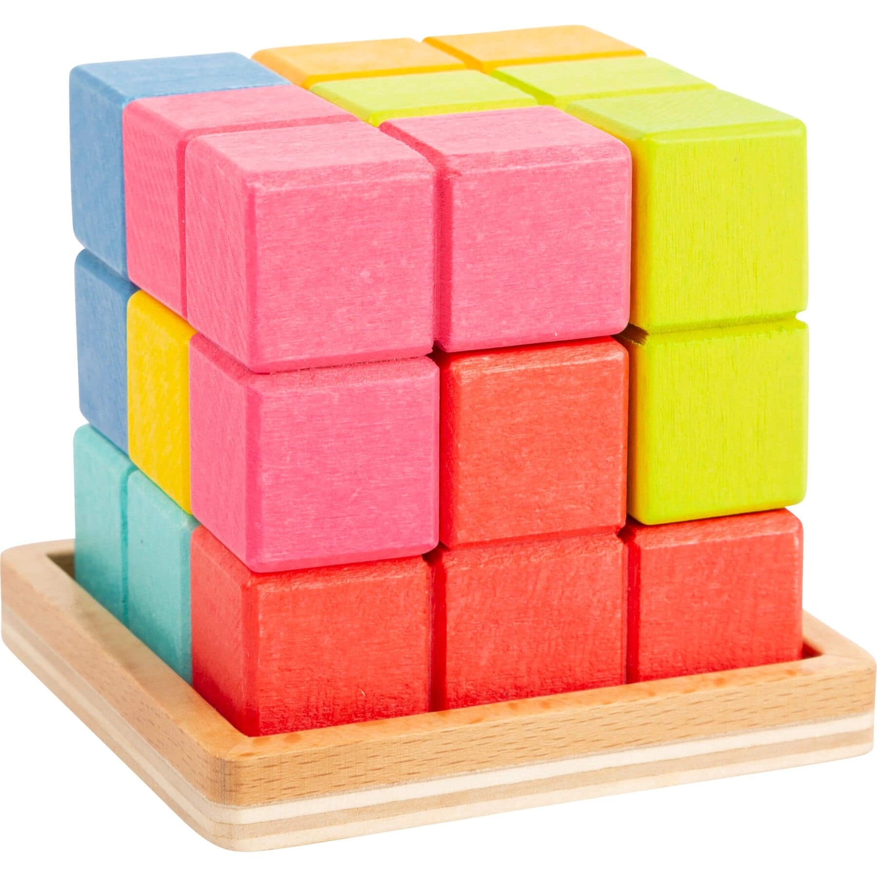 3D Puzzle-Würfel geometrische Formen muffinandco.