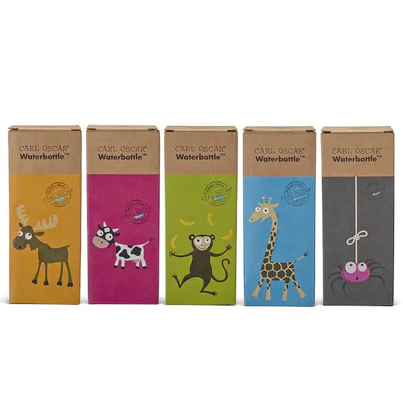 Wasserflasche Kids 0,35 L - Grau | muffin&co
