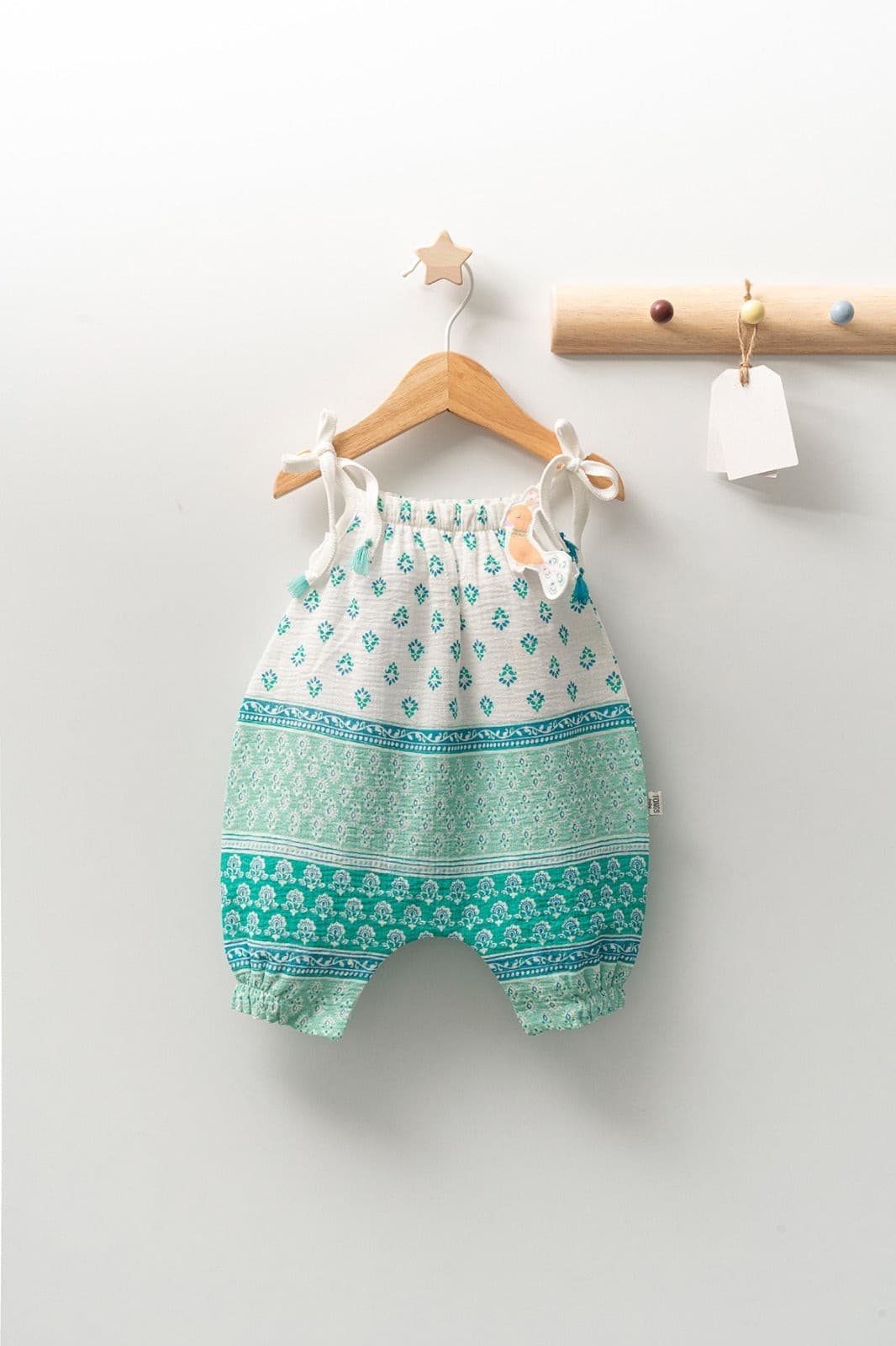 Baby Frühlings-Overall für Mädchen-Grün-4301 - muffinandco