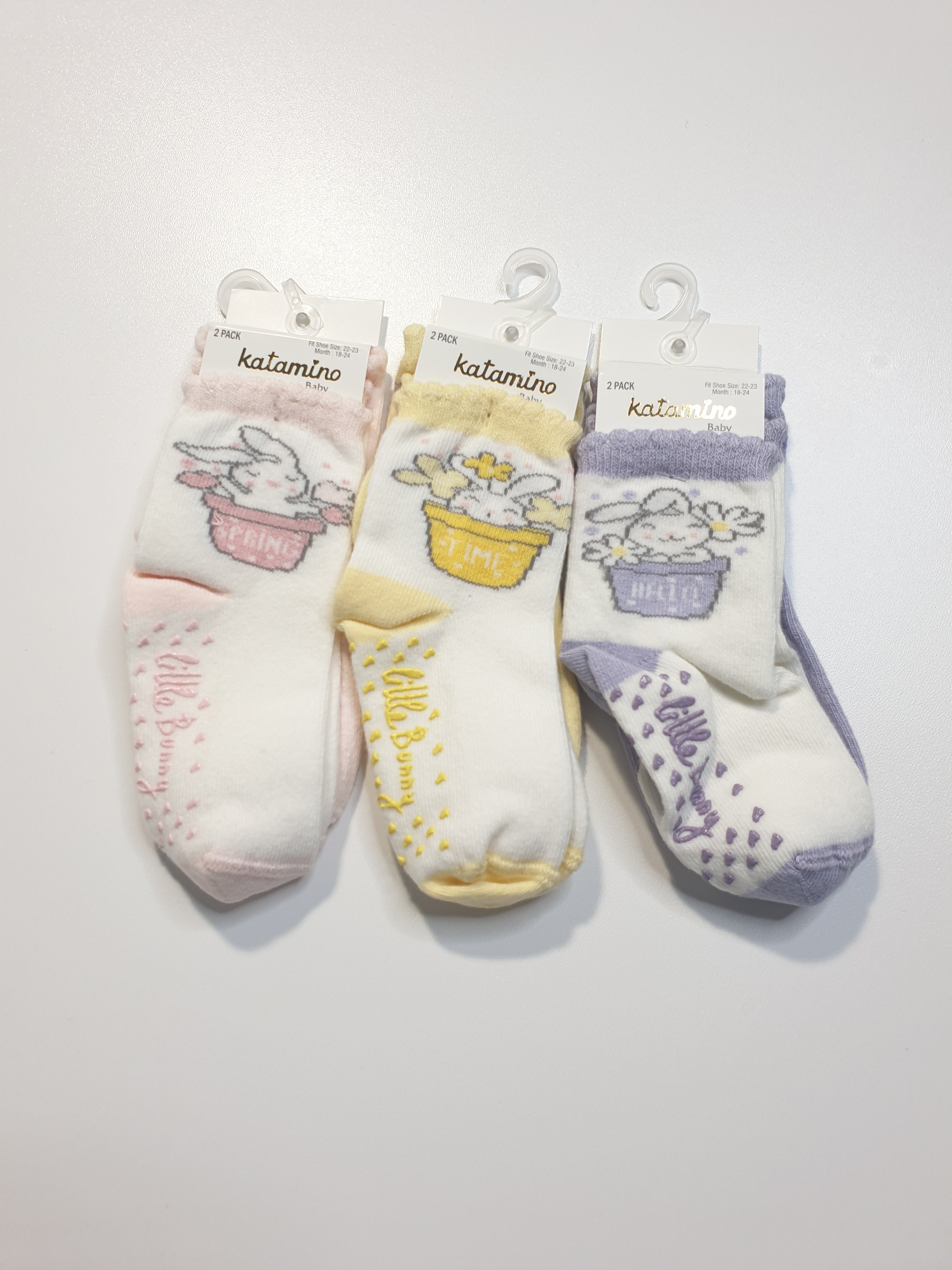 Mädchen Socken mit ABS 2Tlg. Set | muffinandco