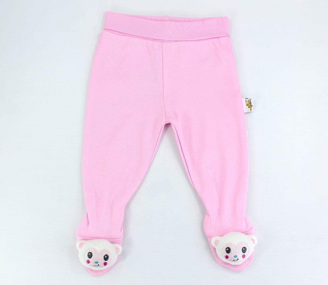 Babyhose mit Rassel an den Füßen in verschiedenen Farben-12094