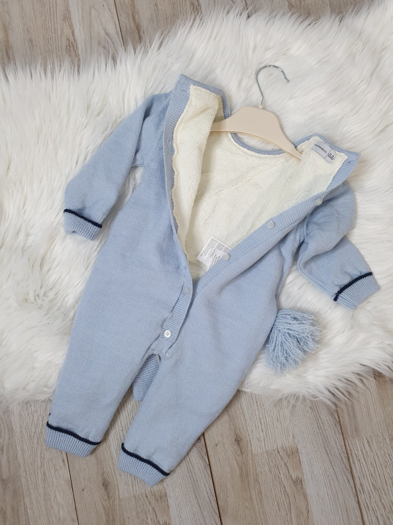 Muffinandco- Baby Strick-Overall mit Mütze-6415