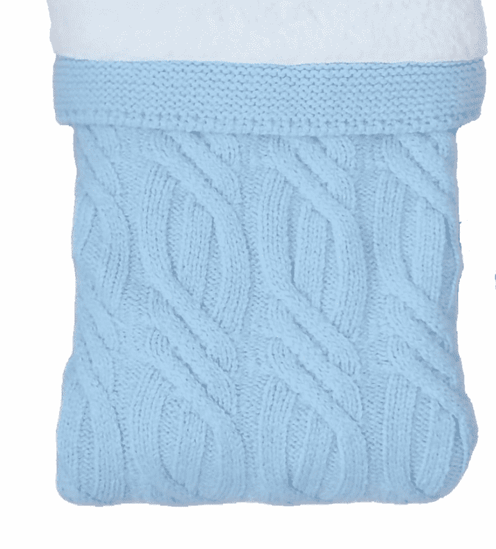 Nipperland Babydecke Knit - et  Strickdecke 85x100 - 6435.