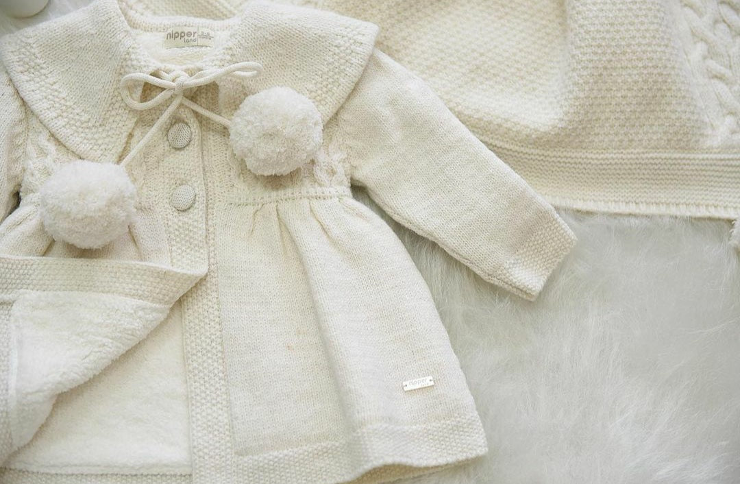 Nipperland cardigan with pompom 3-6 (62-68) month