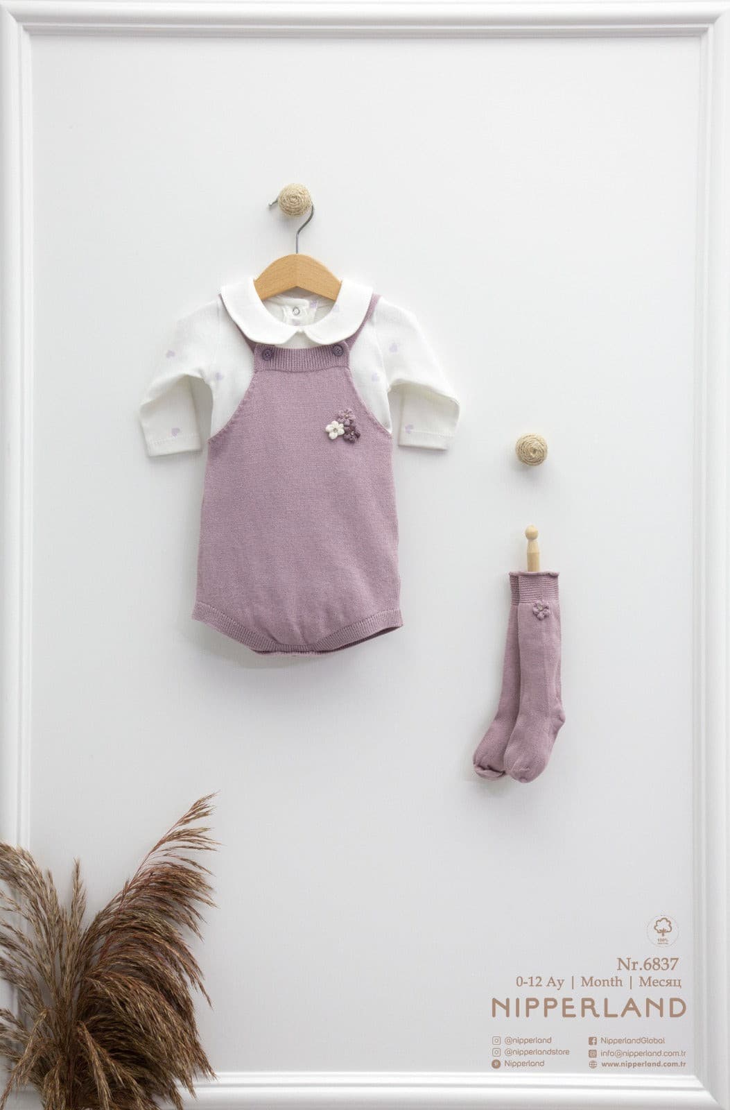 Nipperland Baby set 3 tlg.-6837 muffinandco.