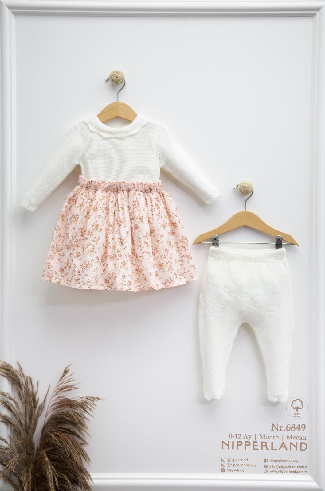 Nipperland-Strickkleid und Hose 2 tlg.-6849 muffinandco.