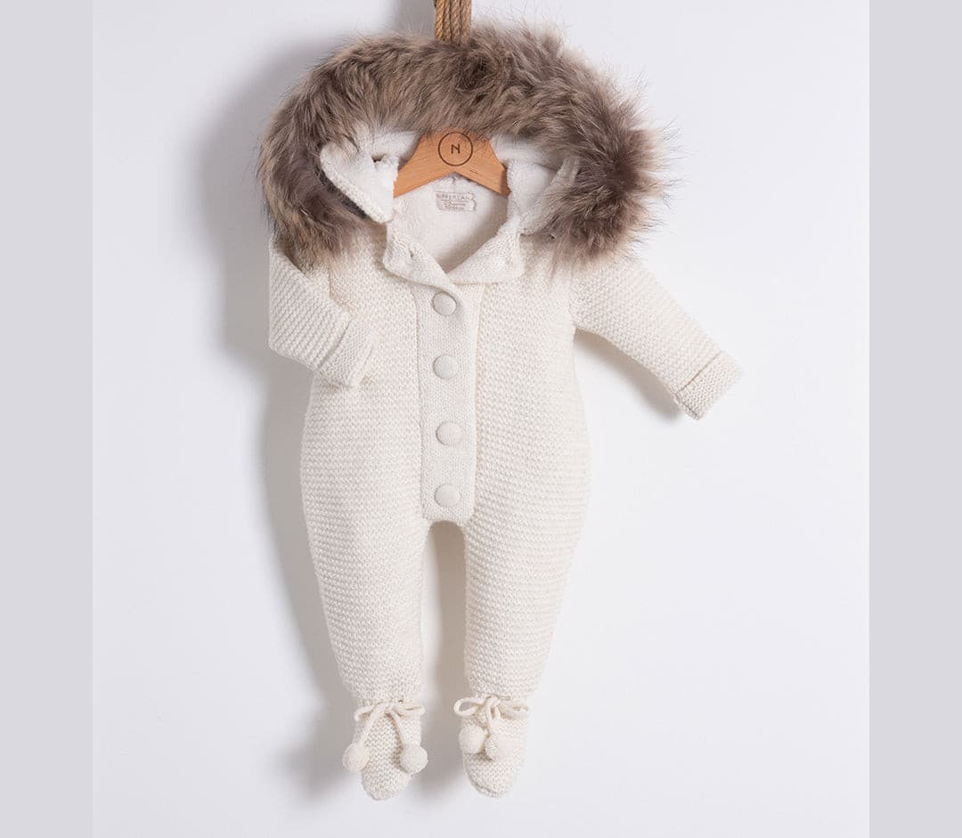 Nipperland- Strickoverall mit Kapuze - 7019 | muffin&co