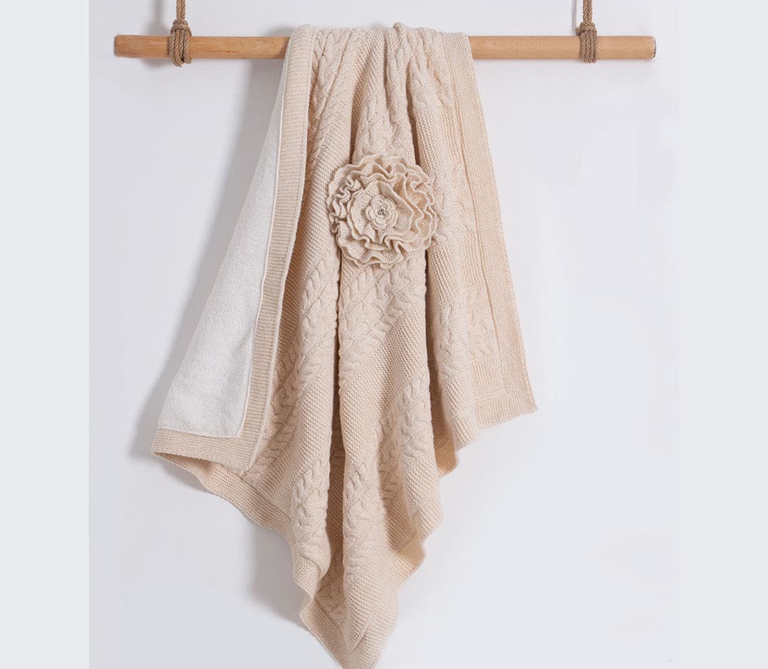 Nipperland Babydecke mit Blumenmotiv - 7027 | muffin&co