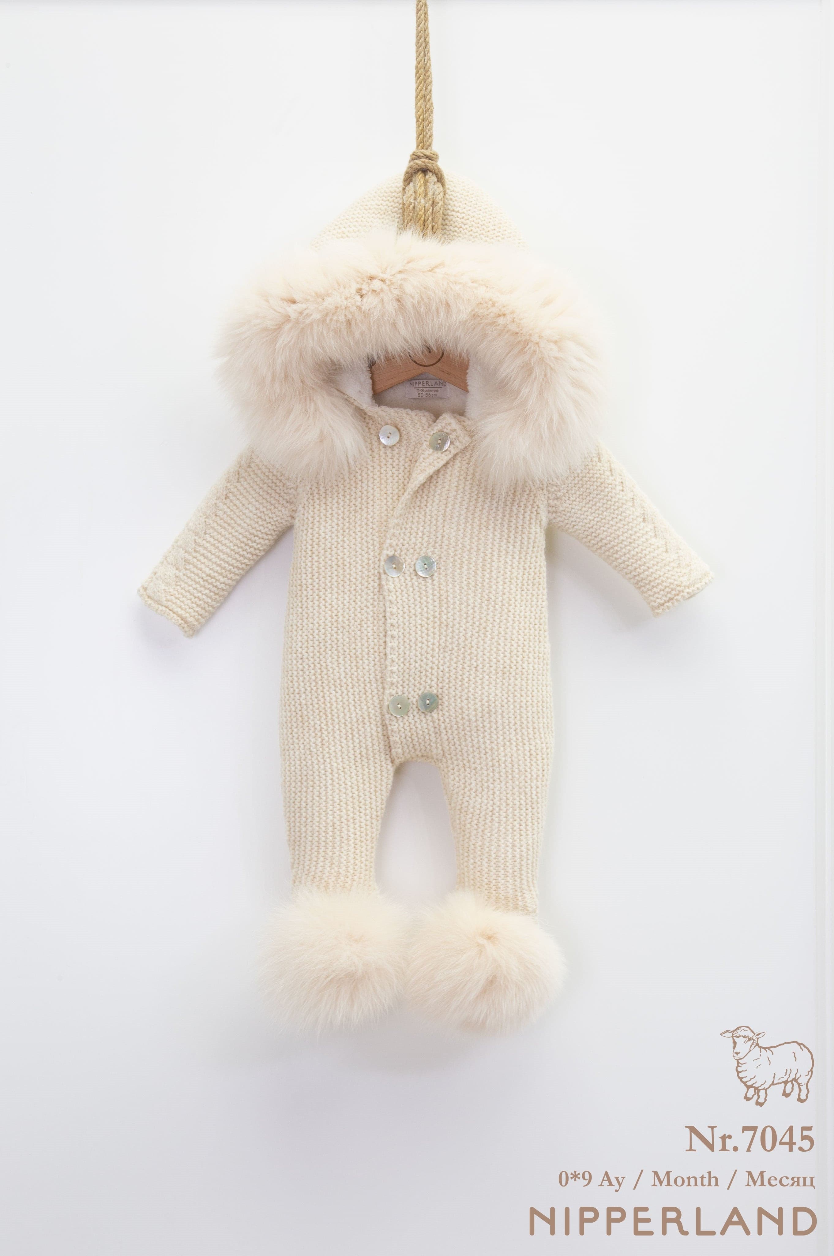Nipperland Strick Strampler aus Wolle-7045 | muffin&co